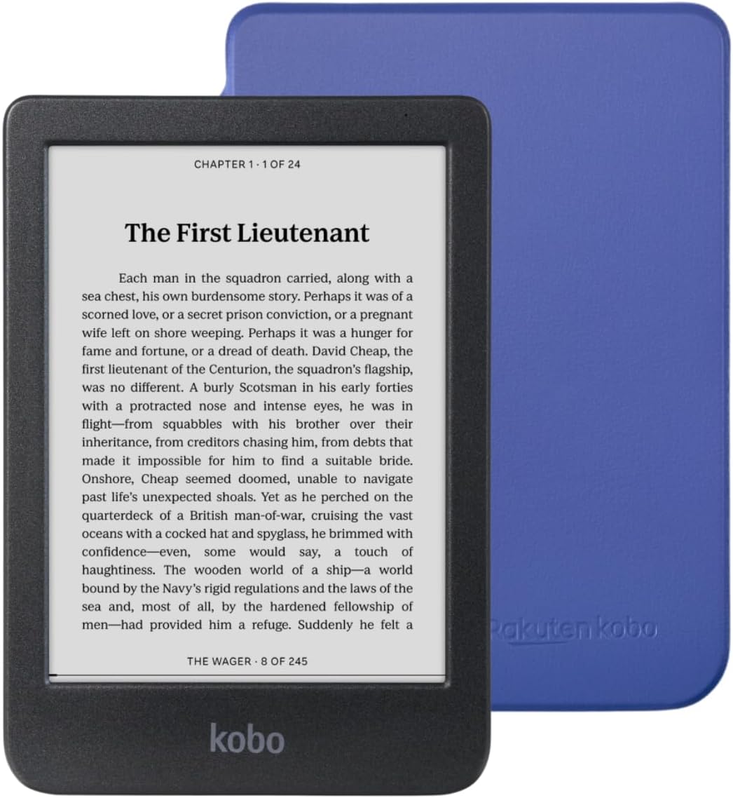 Kobo Clara BW eReader with Case Bundle