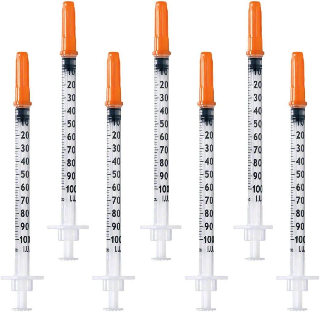 Pack of 10pcs 1 ml/cc Plastic Tube 29G (0.33 x 12.7 mm), Multi-Purpose Measuring Tools, Individually Packed (29G 1/2")