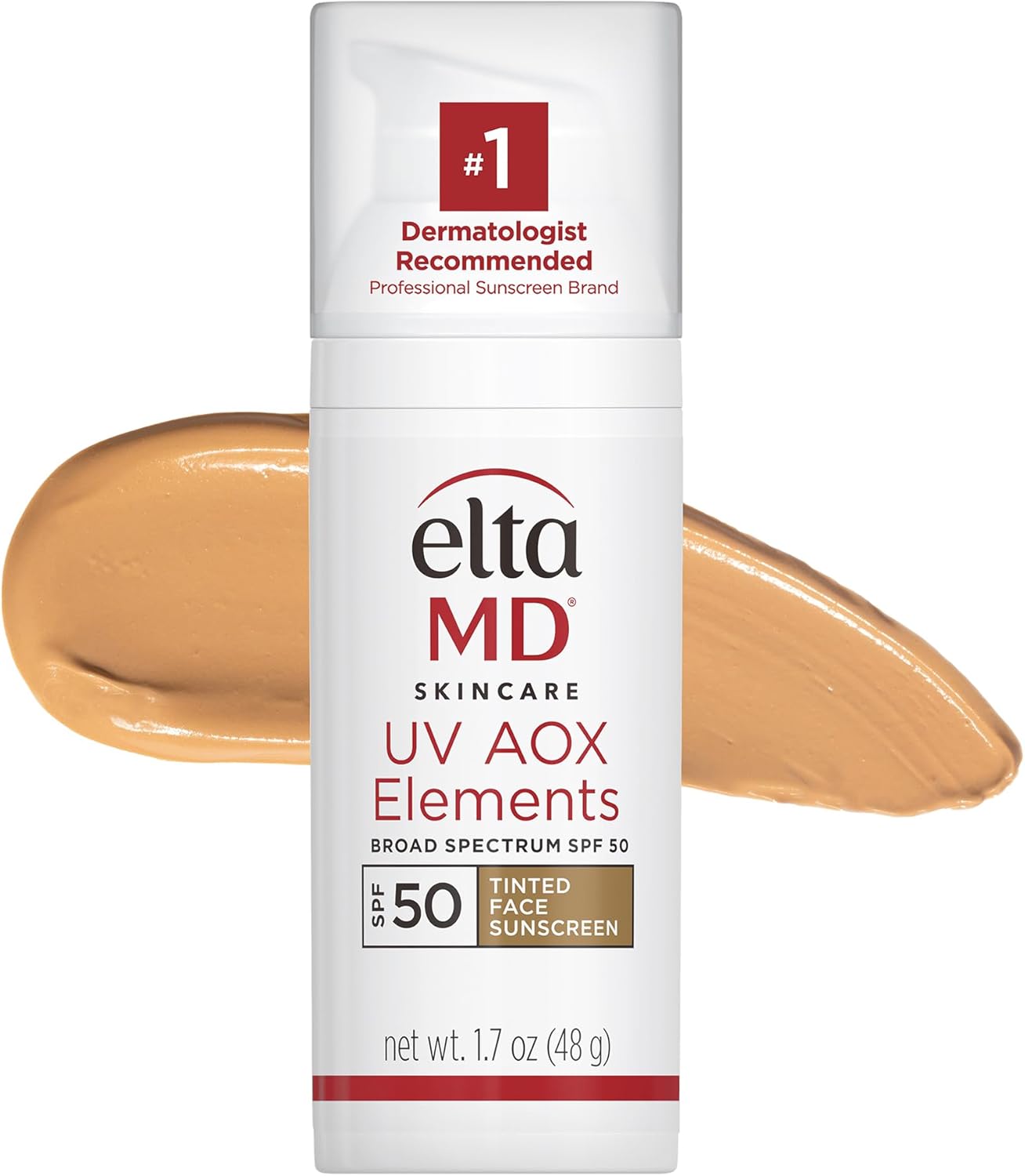 UV Elements Moisturizing Physical Tinted Facial Sunscreen SPF 44 - For All Skin Types & Post-Procedure Skin