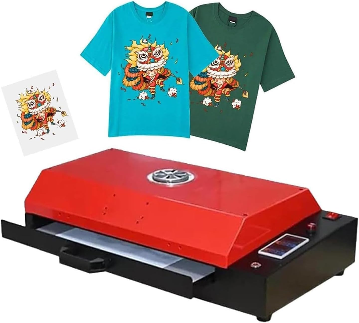 A3+A4 A5 DTF Oven Dryer with Temperature Control for Heat Transfer Printing, DTF Oven Curing Transfer Film DTF Powder Dryer, for T-Shirt Clothes DIY Printing