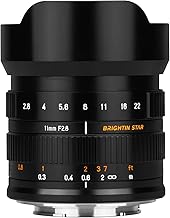 11mm F2.8 Full Frame Ultra-Wide Fisheye Manual Prime Lens, Fit for L-Mount Leica SL, SL2, T, TL, TL2, TL18, CL/Panasonic LUMIX S1, S1R, S1H/ Sigma FP