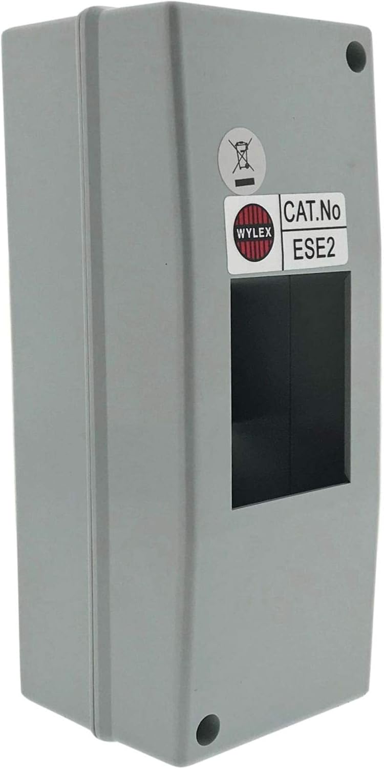 Wylex ESE2 Insulated Electrical Circuit Breaker Enclosure - 2 Module, white
