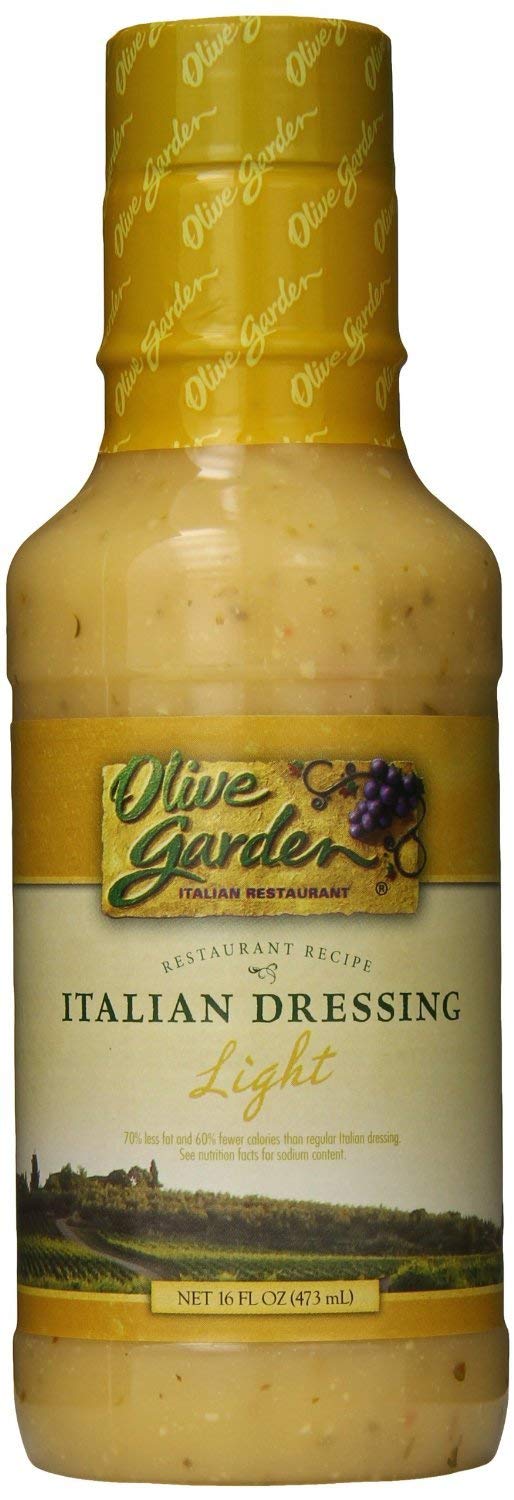 Olive Garden Light Italian Salad Dressing, 16 Ounce (Pack of 3) - SET OF 4