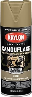 11 oz Krylon K04291777 Fusion For Plastic Khaki Spray Paint Camouflage