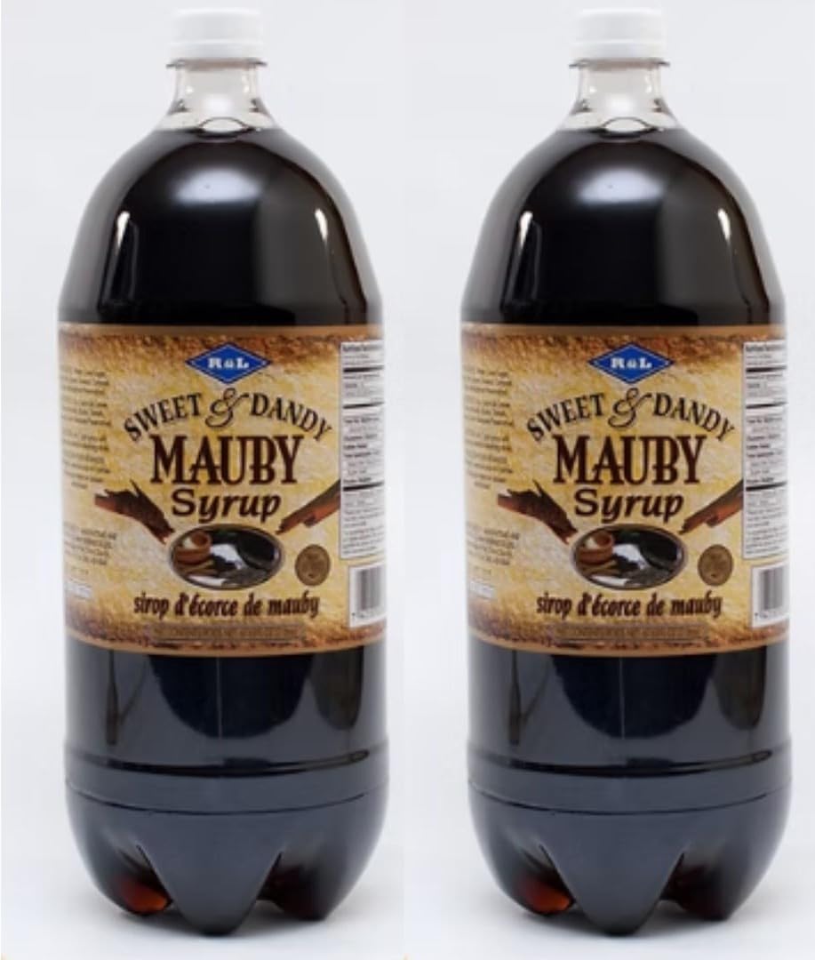 R&L Sweet & Dandy Mauby Syrup, 2 Ltr | Pack of 2 | Sirop d'ecorce de mauby.