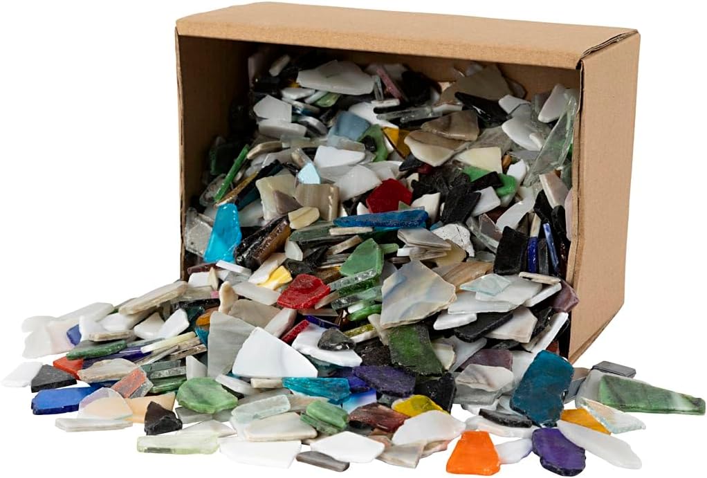 Creativ Company 55527 Mosaic, Size 8 – 20 mm, Assorted Colours, 2 kg
