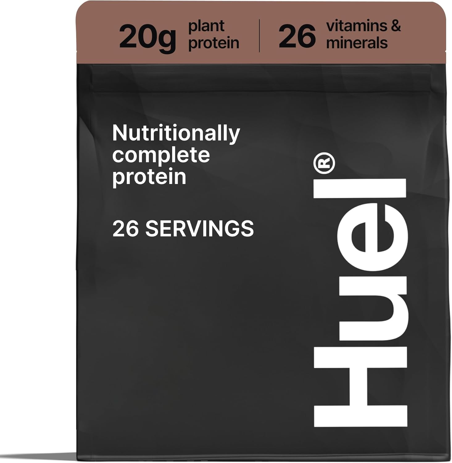Huel Complete Protein Powder, 26 Servings, Chocolate Fudge Brownie Flavour, 20g of Plant-Based Vegan Protein Powder per Serving, Ready Meals, Gluten-Free, No Soy, Naturally Flavoured Meal Replacement