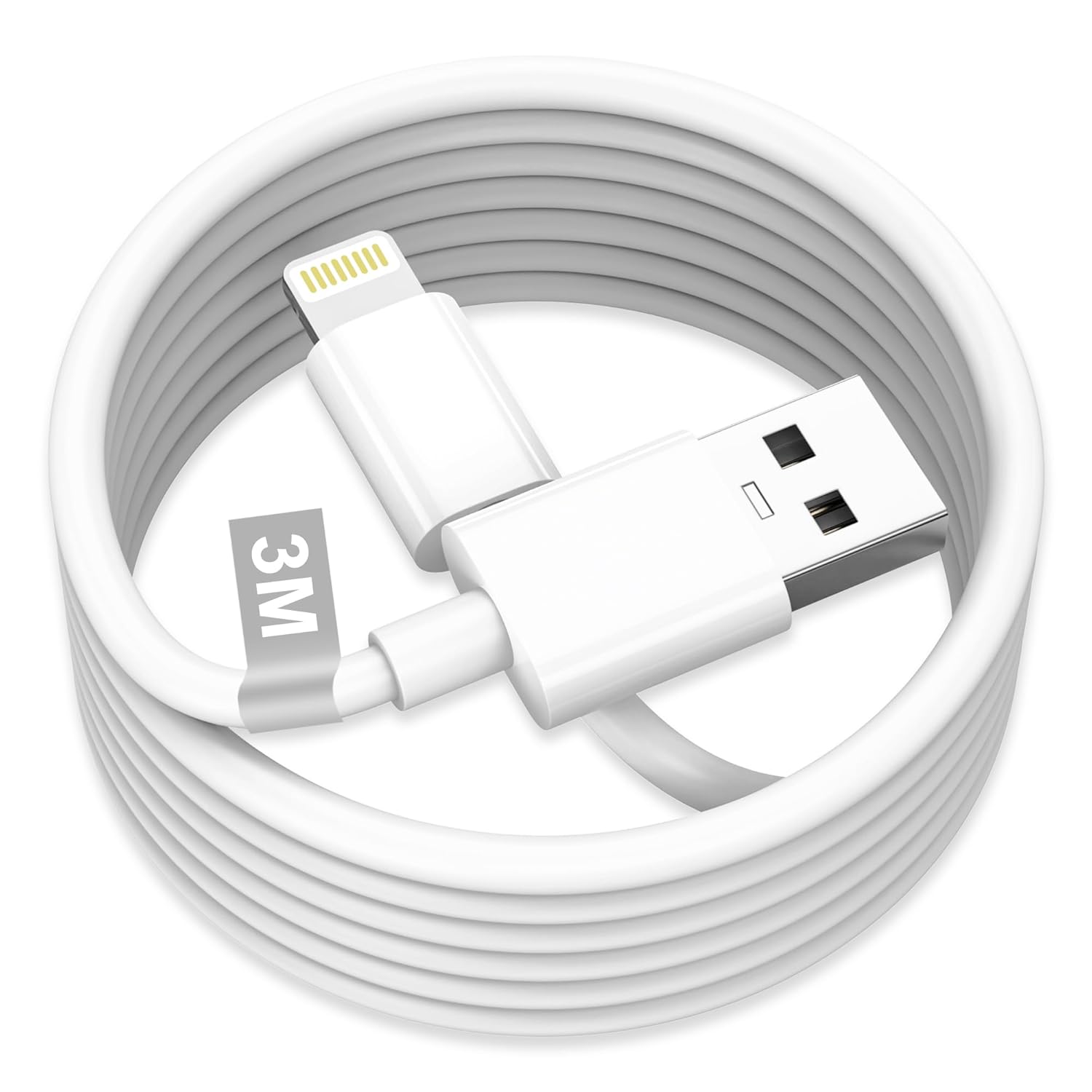 iPhone Charger Cable 3M [MFi Certified],Lightning Cable 3M Extra Long USB Fast Charge Lightning to USB Cable Charging Cable Lead Wire iphone lightning cable for iPhone 14/13/12/11 Pro Max/XS/XR/8/iPad