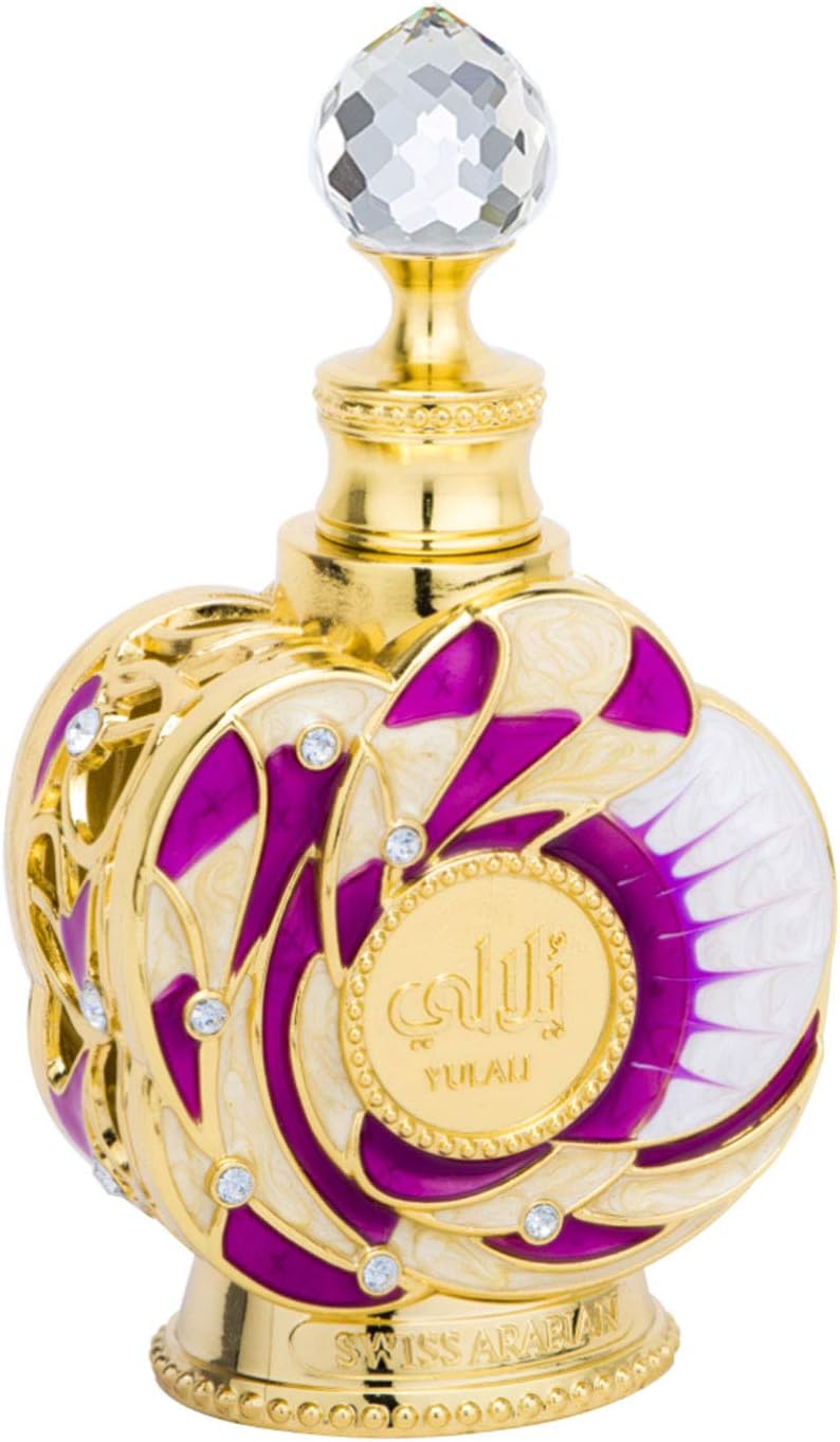 Swiss Arabian Yulali - Luxury Products From Dubai - Long Lasting And Addictive Personal Perfume Oil Fragrance - A Seductive Signature Aroma - 0.5 Oz