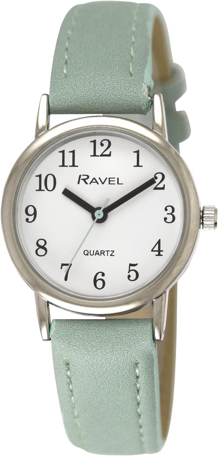 Ravel - Women's Pastel Coloured Everyday Silver Tone Watch - Analogue Quartz - R0137