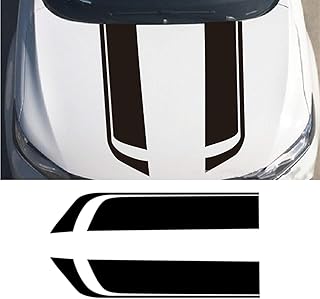 Car Hood Decal Sticker DBS002 Universal Hood Racing Body Side Vinyl Modified Stripe Exterior Decal Decoration Black