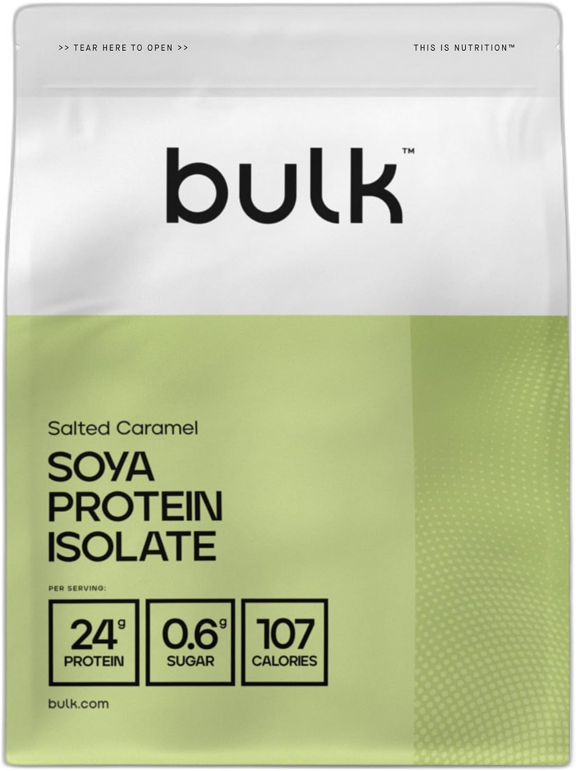 Bulk SOYA Protein Isolate Powder, Salted Caramel, 1 kg