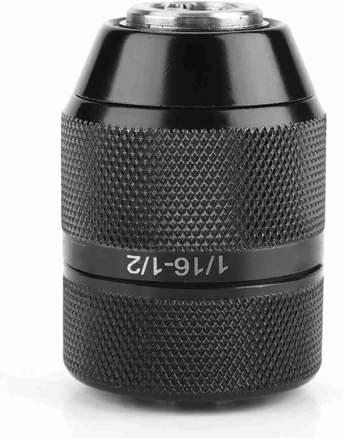 Drill Chuck, 13mm Metal Drill Chuck, 2~13mm Keyless Hand Drill Chuck, Self-Tighten Drill Chuck Manual Keyless Drill Chuck Converter Quick Change Adapter Conversion Tool