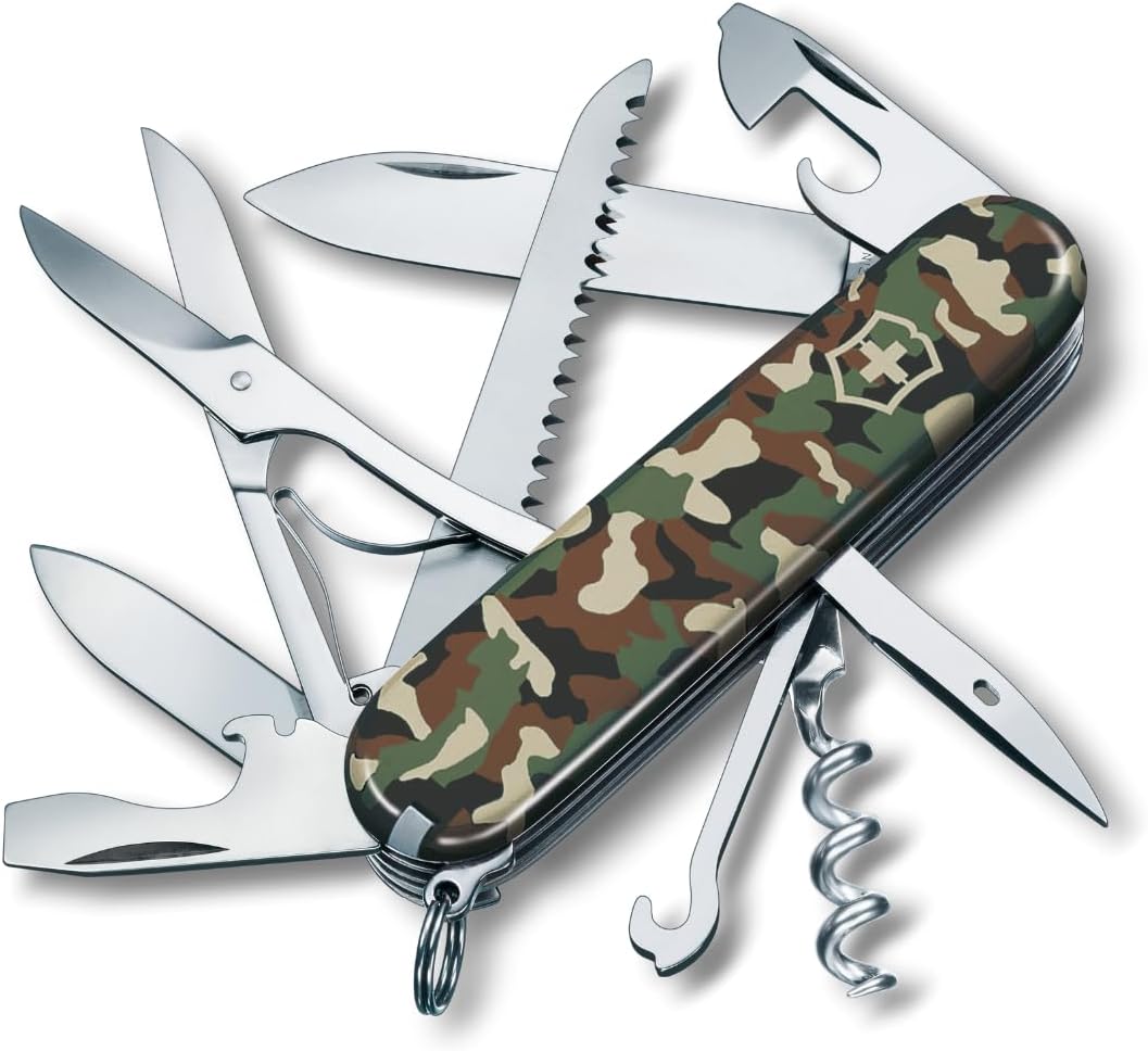 Victorinox Huntsman Swiss Army, 15 Function Pocket knife, Camouflage