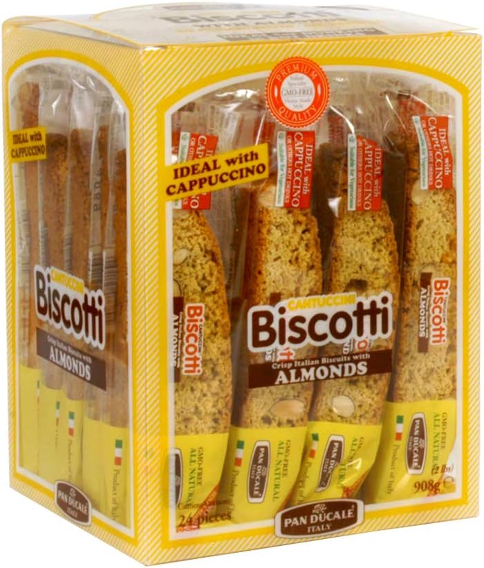 Pan Ducale, Almond Biscotti - 38g Pack of 24