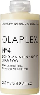 Olaplex No. 4 Bond Maintenance Shampoo, Repairs, Strengthens, & Nourishes All Hair Types, Adds Shine & Leaves Hair Feeling Soft, 8.5 fl oz