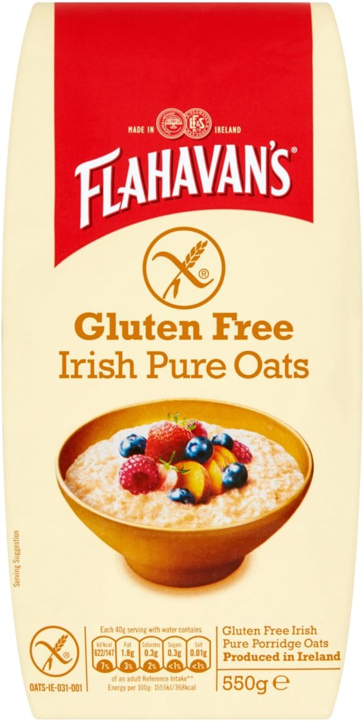 Flahavan's Gluten Free Irish Pure Oats (550 Grams)