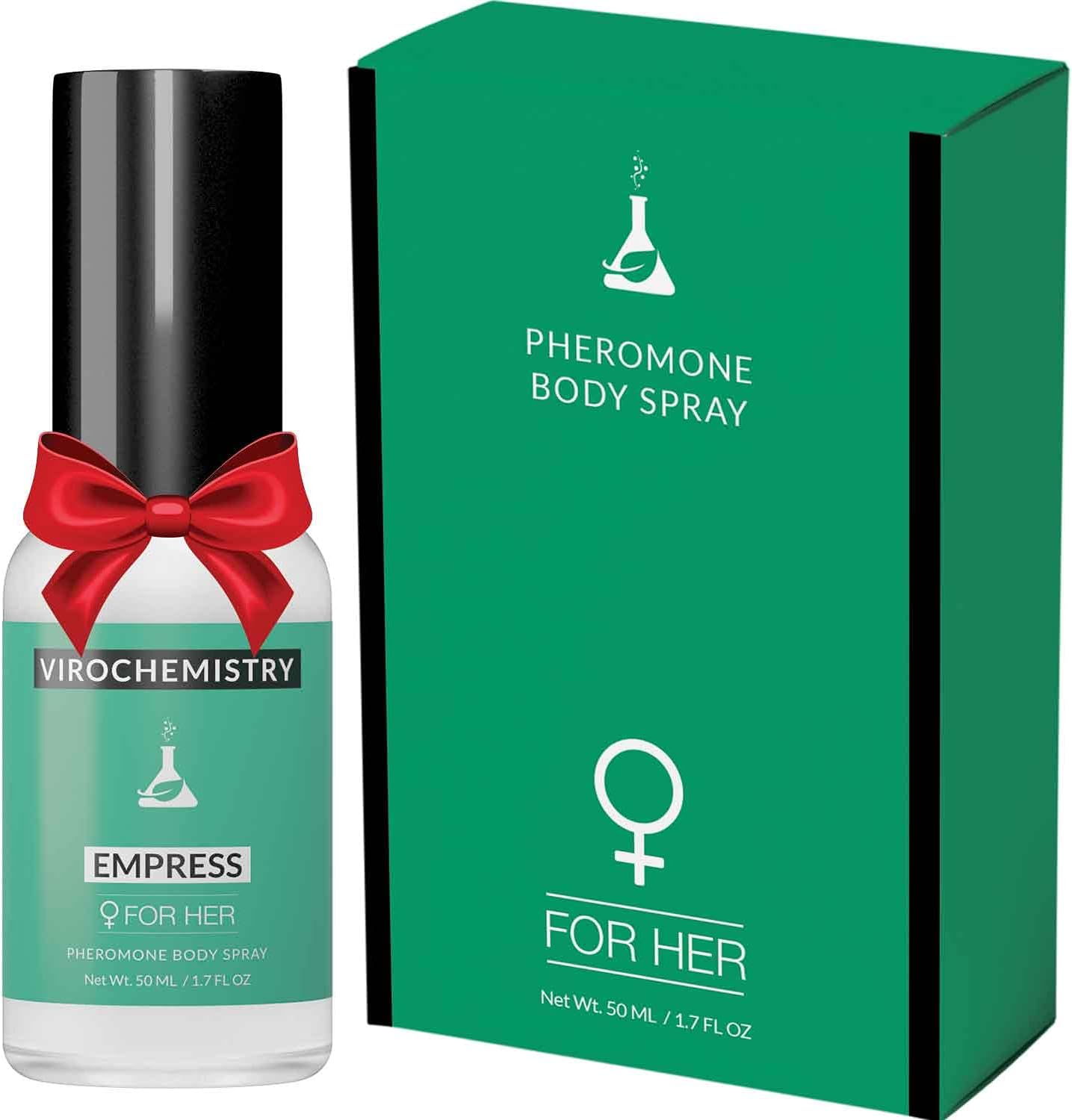 Pheromones For Women (EMPRESS) Body Spray - Elegant, Ultra Strength Organic Human Pheromones Fragrance Body Spray 50mL - [Human Grade Pheromones to Attract Men]