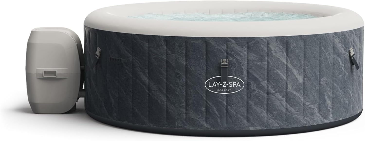 Lay-Z-Spa Boracay Smart Signature AirJet Inflatable Hot Tub with App-Control 2-4 person
