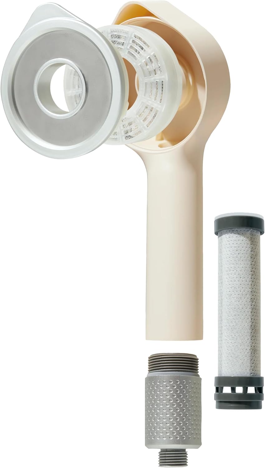 Hello Klean Purifying Shower Head Refill Cartridges | Head & Handle Cartridges for Showerhead Filter 1.0 | Filters Chlorine, Impurities & Heavy Metals from Hard Water
