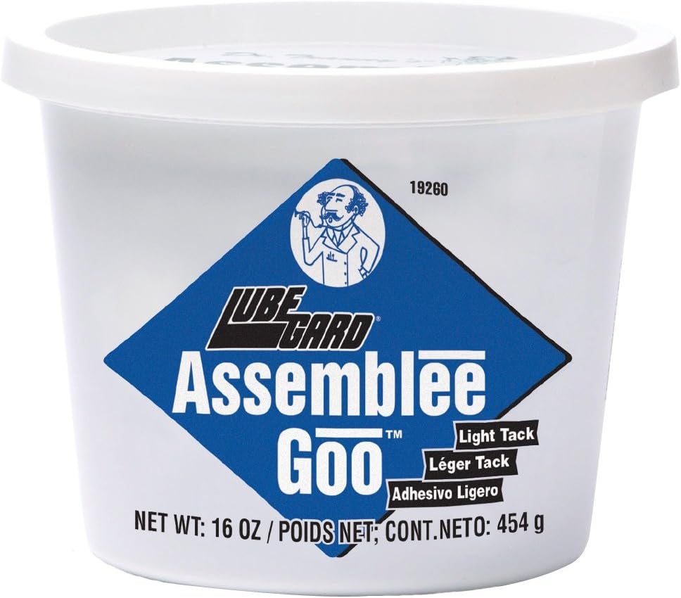 Lubegard 19260 Assemblee Goo, Blue, Light Tack Lubricant, 16 oz.