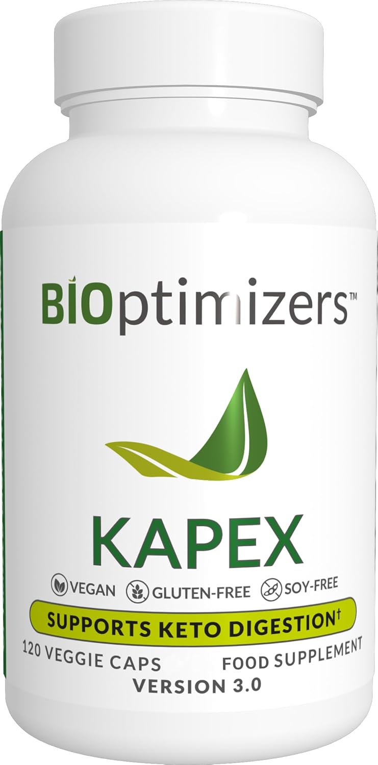 BiOptimizers kApex Ketogenic Optimizer V3.0 | Kick Your Keto into Overdrive | May Burn Fat Fast, May Increase Energy, May Enhance Metabolism | 120 Capsules (2.0)