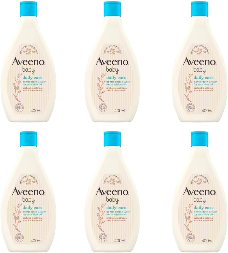 Aveeno Baby Daily Care Hair and Body Wash 400 ml (6 pack)
