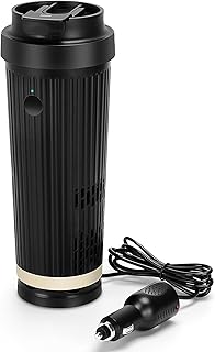 12V Smart Car Cup Cooler/Heater, Car Coffee Warmer Water Cooler Cup Electric Mug for Drink Cooler & Heater - On-The-Go Temperature Control for Hot or Cold Beverages