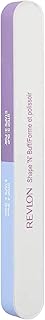 Revlon Shape 'N' Buff Nail File & Buffer, All-in-One Tool, Easy to Use (Pack of 1)