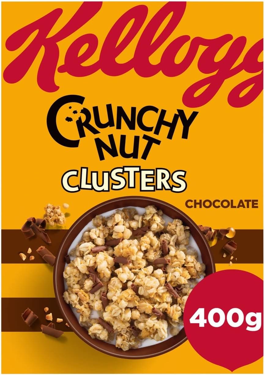 Kellogg's Crunchy Nut Chocolate Clusters, 400g