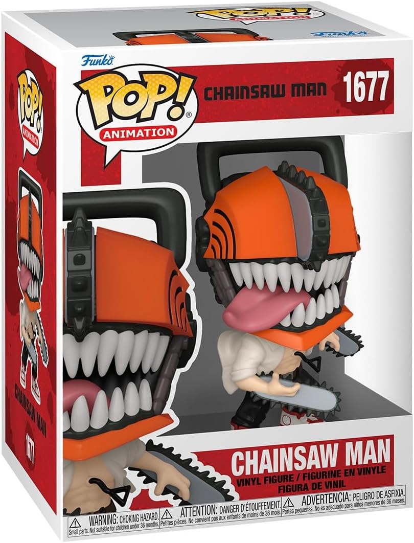 Funko Pop! Animation - CSM - Chainsaw Man - 1/6 Odds for Rare Chase Variant - Bloody - Collectable Vinyl Figure - Gift Idea - Official Merchandise - Toys for Kids & Adults - Anime Fans