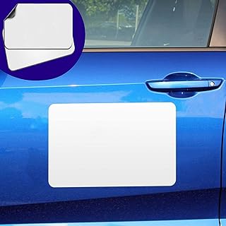 Blank Magnets (2 Pack) – Rounded Corners Blank Car Magnet Set – Perfect USA-Made Magnet for Car to Advertise Business, Cover Company Logo (for HOA), Prevent Car Scratches & Dents (Regular Large)