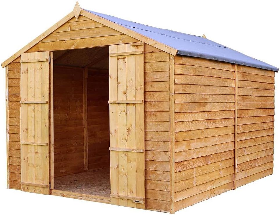 8.5ft W x 11.5ft D Wooden Storage Shed