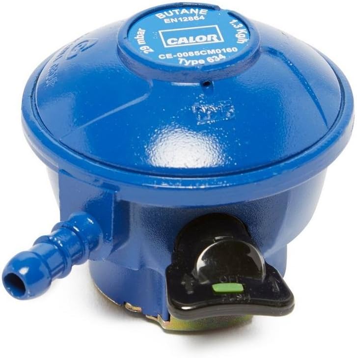 CALOR GAS Butane 21mm Clip On Regulator, Blue, One Size