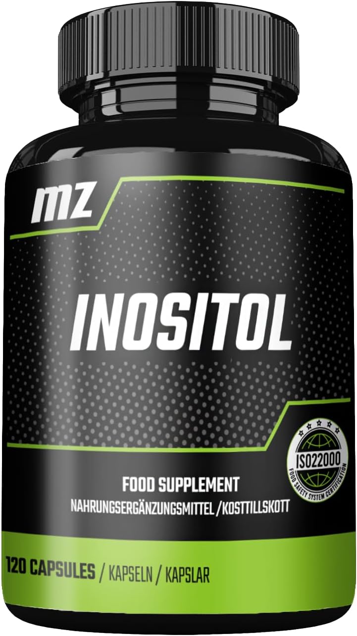 Inositol 600mg - 120 Capsules - 4 Months Supply - by MZ