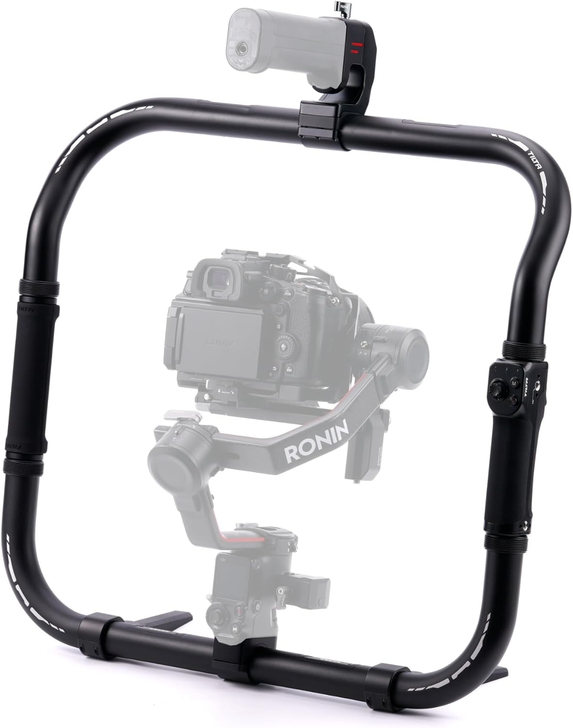Tilta Basic Ring Grip Plus Compatible with DJI Ronin RS2, RS 3 Pro, and RS 4/4 Pro | Wireless Control Handle Kit | Improved Stability, Movement & Flexibility | Aluminum Alloy | Multiple Power Options