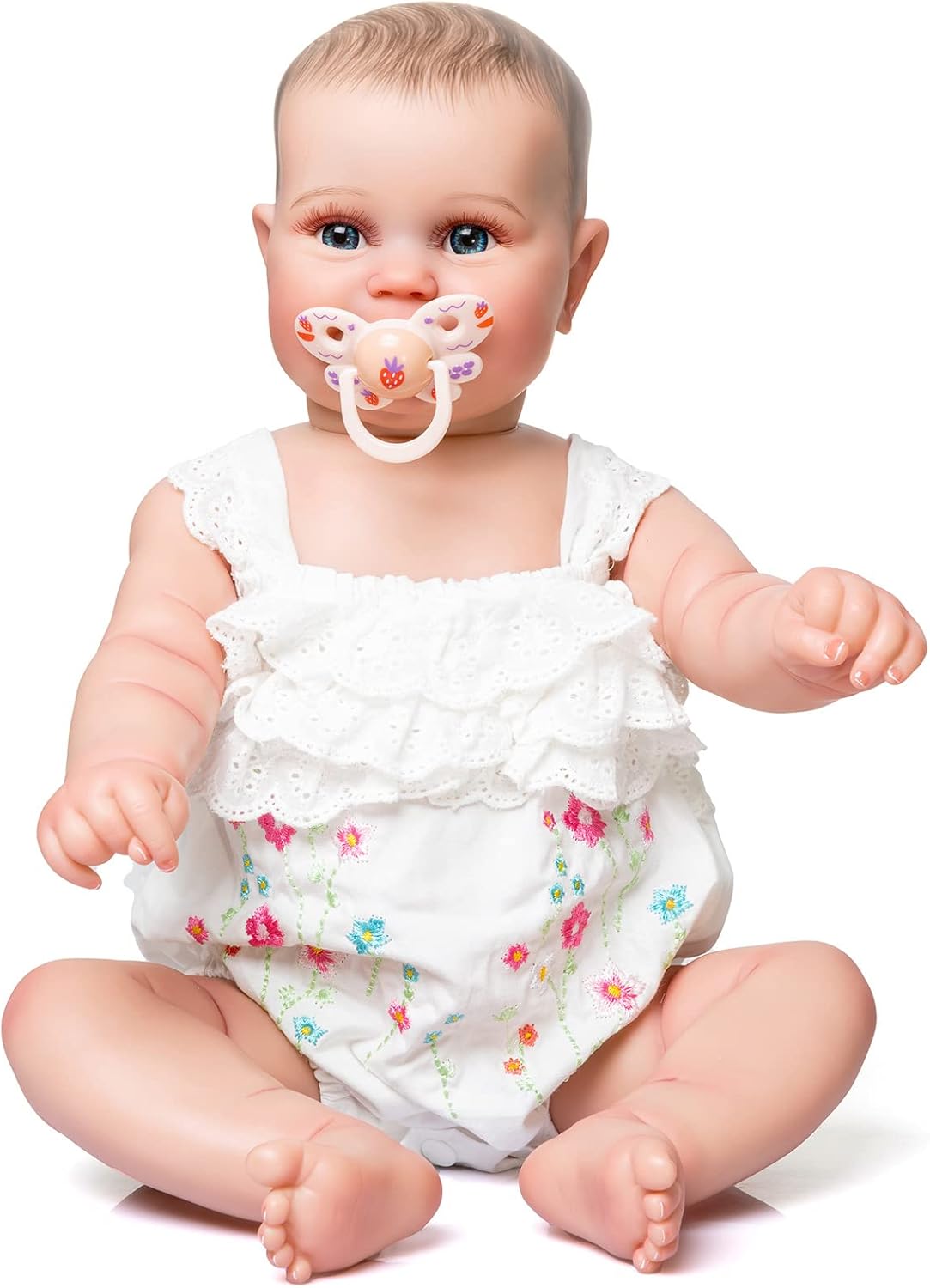 HAMIMI Reborn Doll Soft Silicone Body Realistic Cute Handmade Lifelike 50cm 20inch Rebirth Doll Soft Real Touch