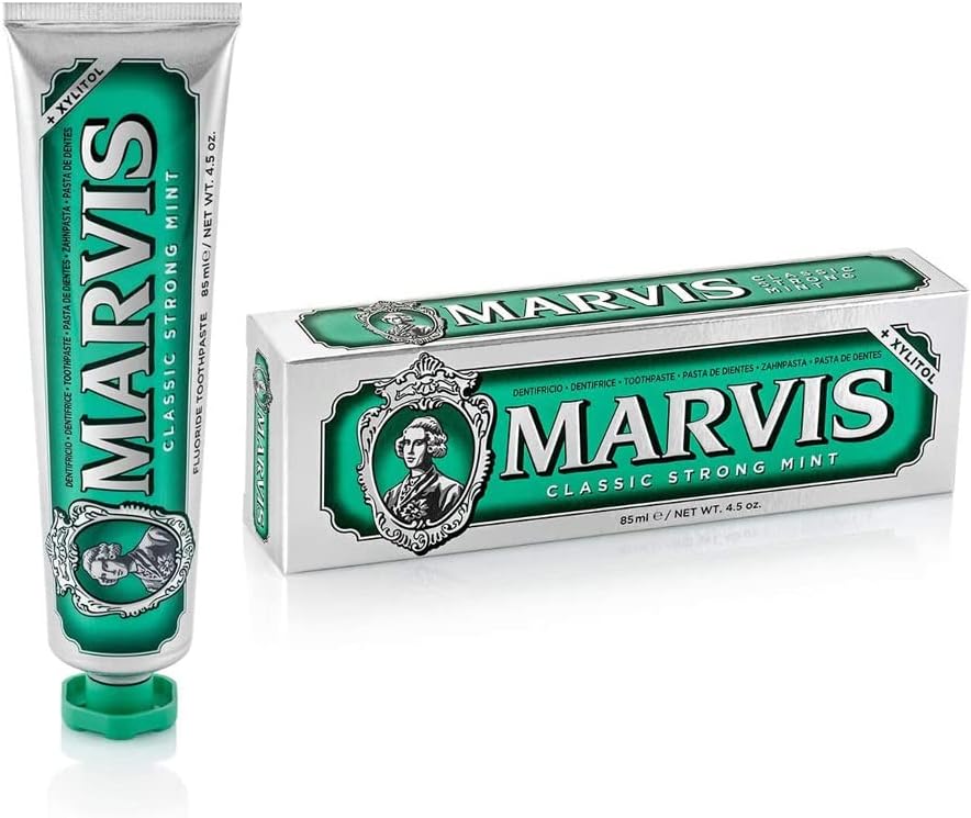 Marvis Classic Toothpaste, Strong Mint (3 x 85ml)