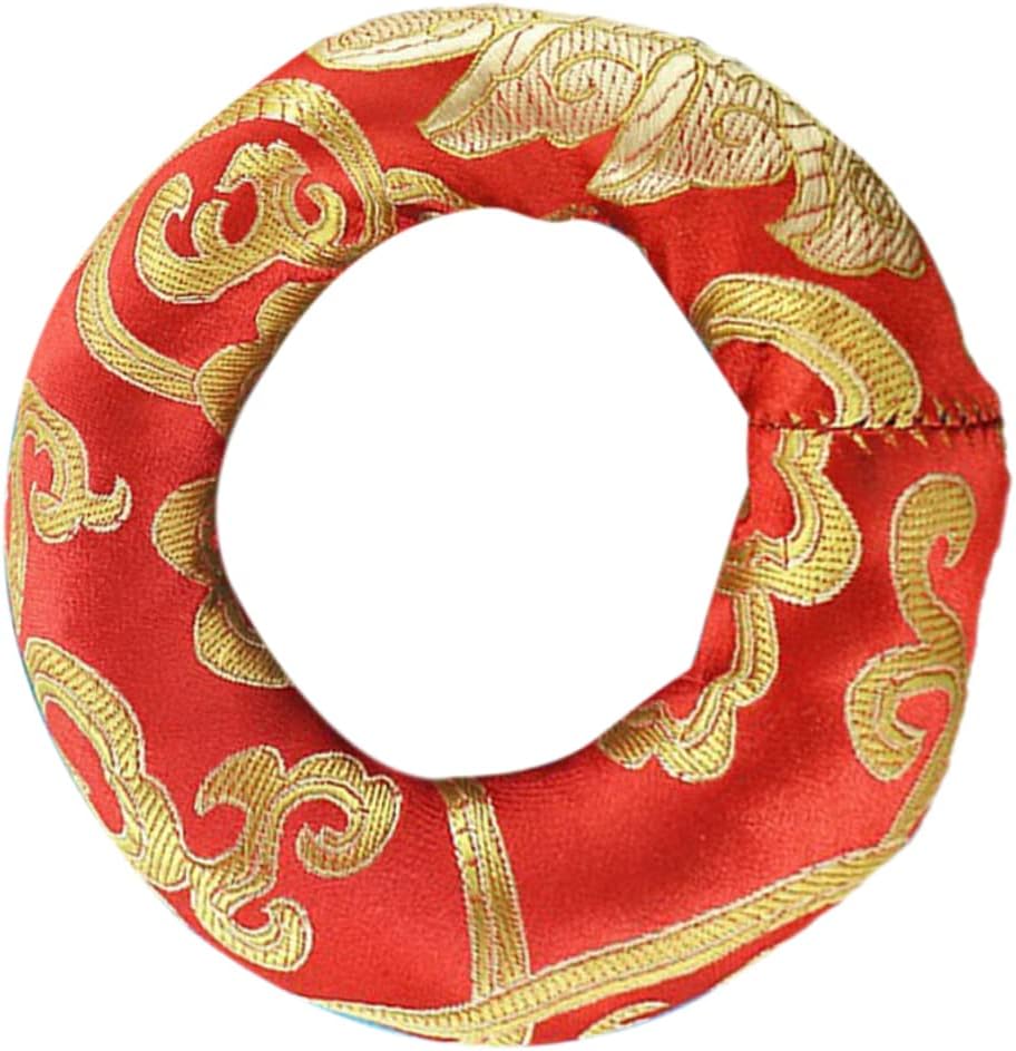 HEMOTON Buddhist Sound Bowl Mat for Singing Bowl Practice Made of Cushion Material for Home Dcor Products and Sensory Cushions Use Random Color