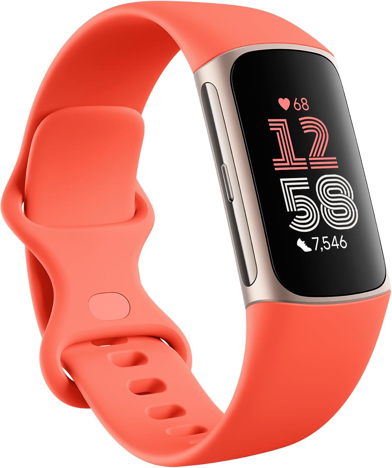 Google Fitbit Charge 6 - Fitness Tracker - Gold/Coral