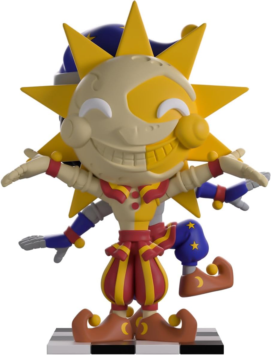 Youtooz Five Nights at Freddy's Sun and Moon 8" Vinyl Figure – FNAF Sun and Moon Daycare Attendant Action Figure– Security Breach Collectible