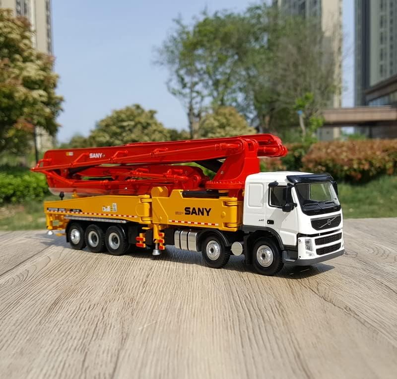 SANY SY5502THB 62V161 62M Truck-Mounted Concrete Pump 1/50 Diecast Truck Pre-Built Model