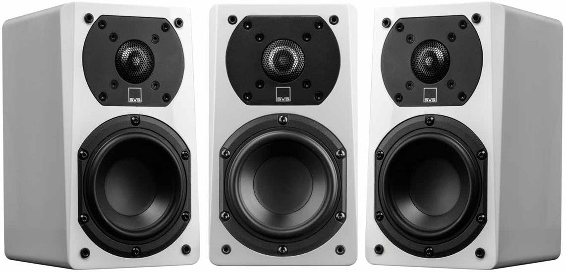 SVS Prime Satellite Speakers (3-Pack) (Piano Gloss White)