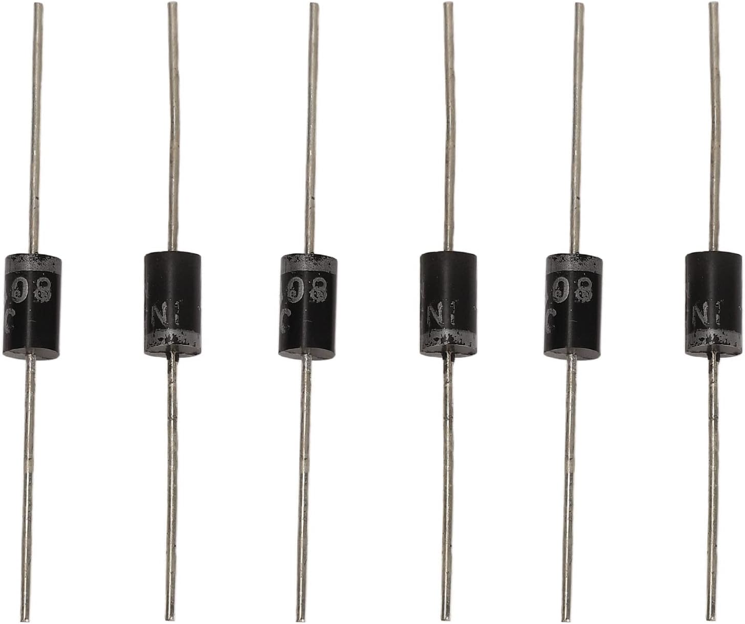 KIMISS 6PCS Club Car Solenoid Diode 30353G1, Metal 3 Amp Solenoid Diode for EZGO 1989‑Up Gas Electric