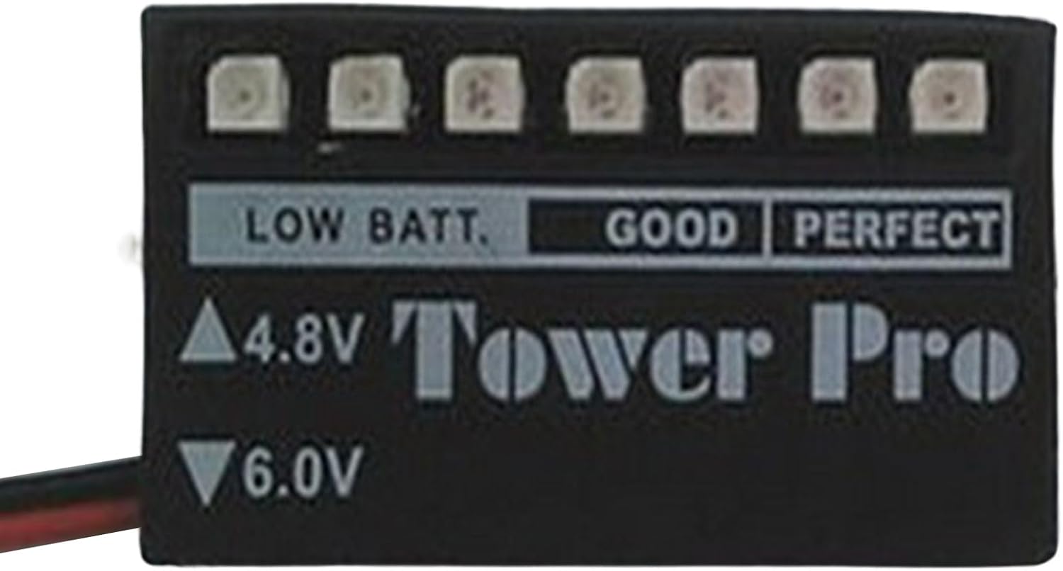 LICHIFIT Professional Battery Voltage Indicator Monitor LED Receiver Voltage Monitor for RC Car Drone Accessories