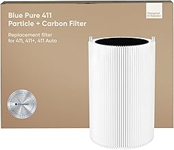 BLUEAIR Blue Pure 411 Auto, 411, 411+ Genuine Replacement Filter, Particle and Activated Carbon, fits Blue Pure 411 Auto, 411 and 411+ Air Purifiers
