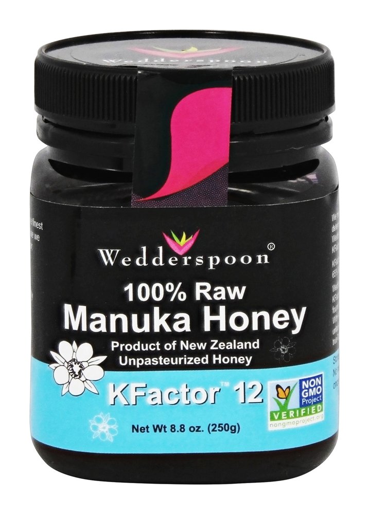 Wedderspoon Raw Organic Manuka Honey Active 12+, 17.6-Ounce Jar