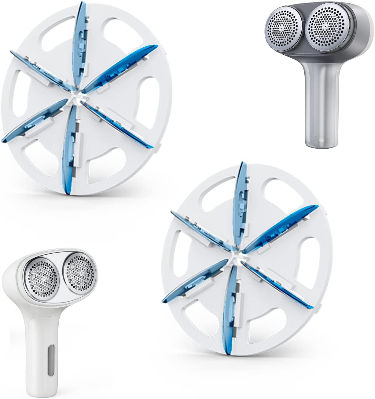 VASSON (6 Pack) Fabric Shaver Replacement Blades Compatible with VASSON HHLR01/HHLR03 Debobbler