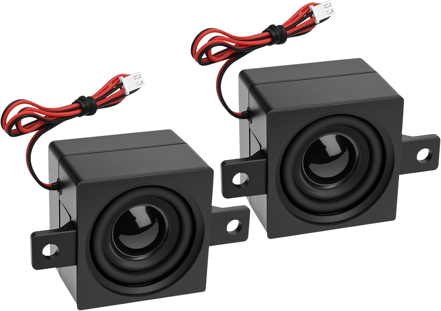 MakerHawk 2pcs Speaker 10 Watt 4 Ohm Single Cavity Mini Speaker Full-Range Cavity Micro Loundspeaker for Arduino with PH2.54mm-2Pin Interface for Small Electronic Projects Advertising LCD Machine