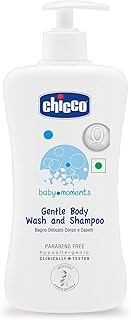 Chicco Baby Moments Gentle Body Wash and Shampoo (500ml)